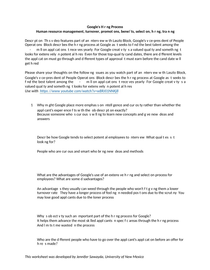 Hiring Process at Google - Finding the Best Talent