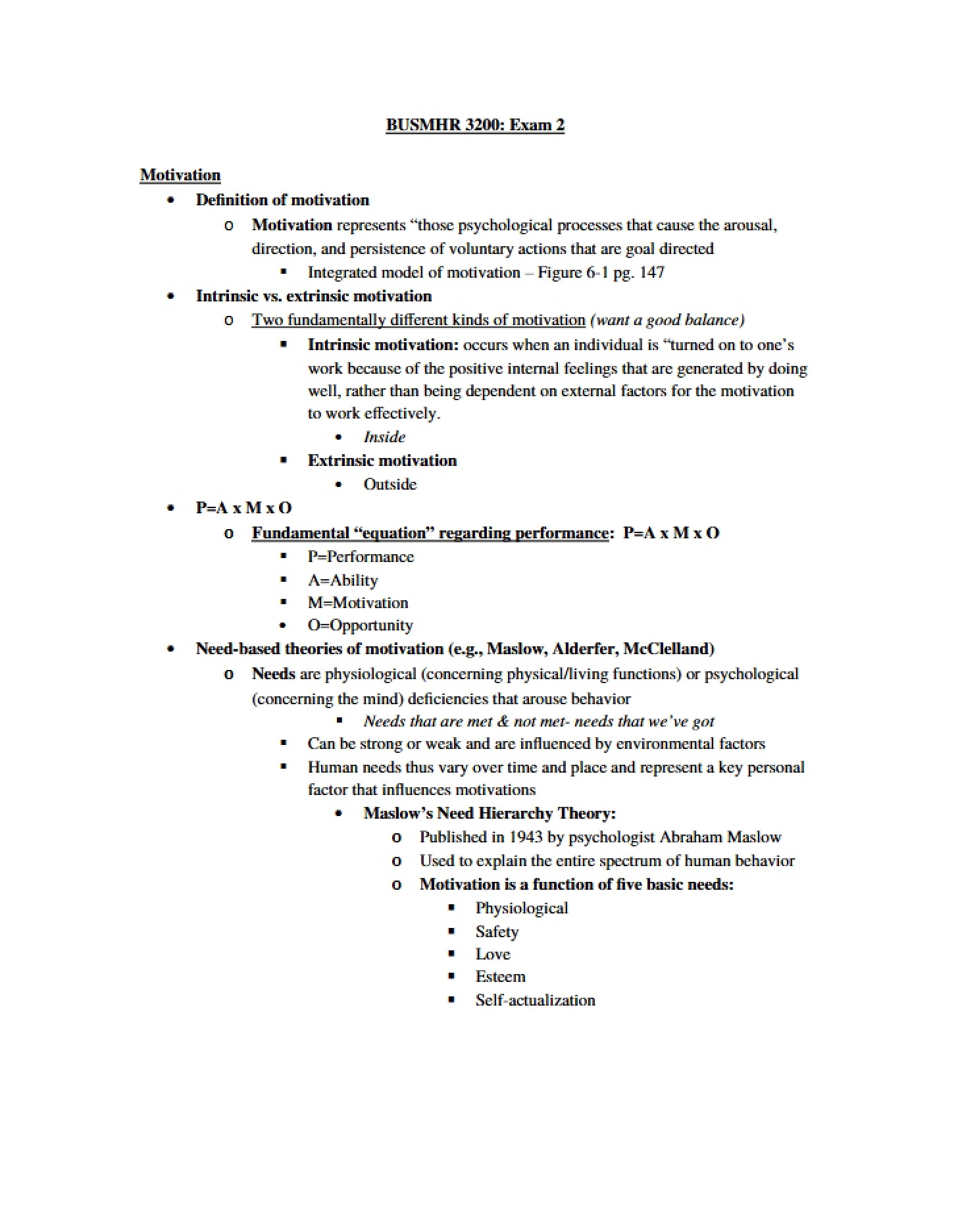 Second Assessment