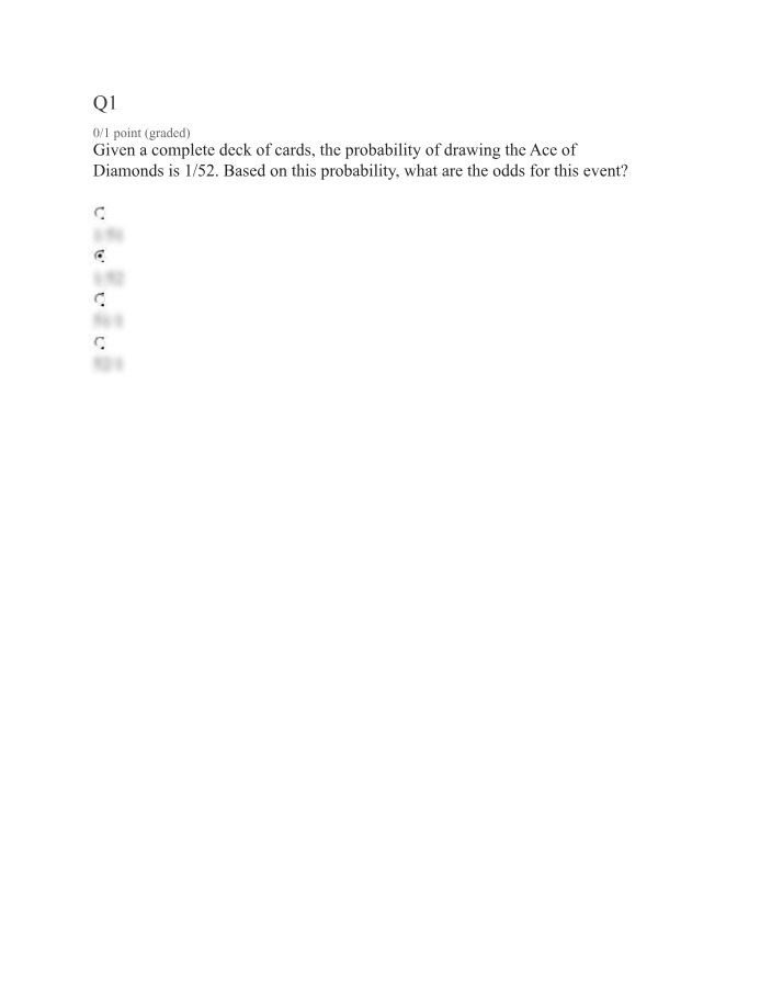 Statistics Graded HW - Question 1
