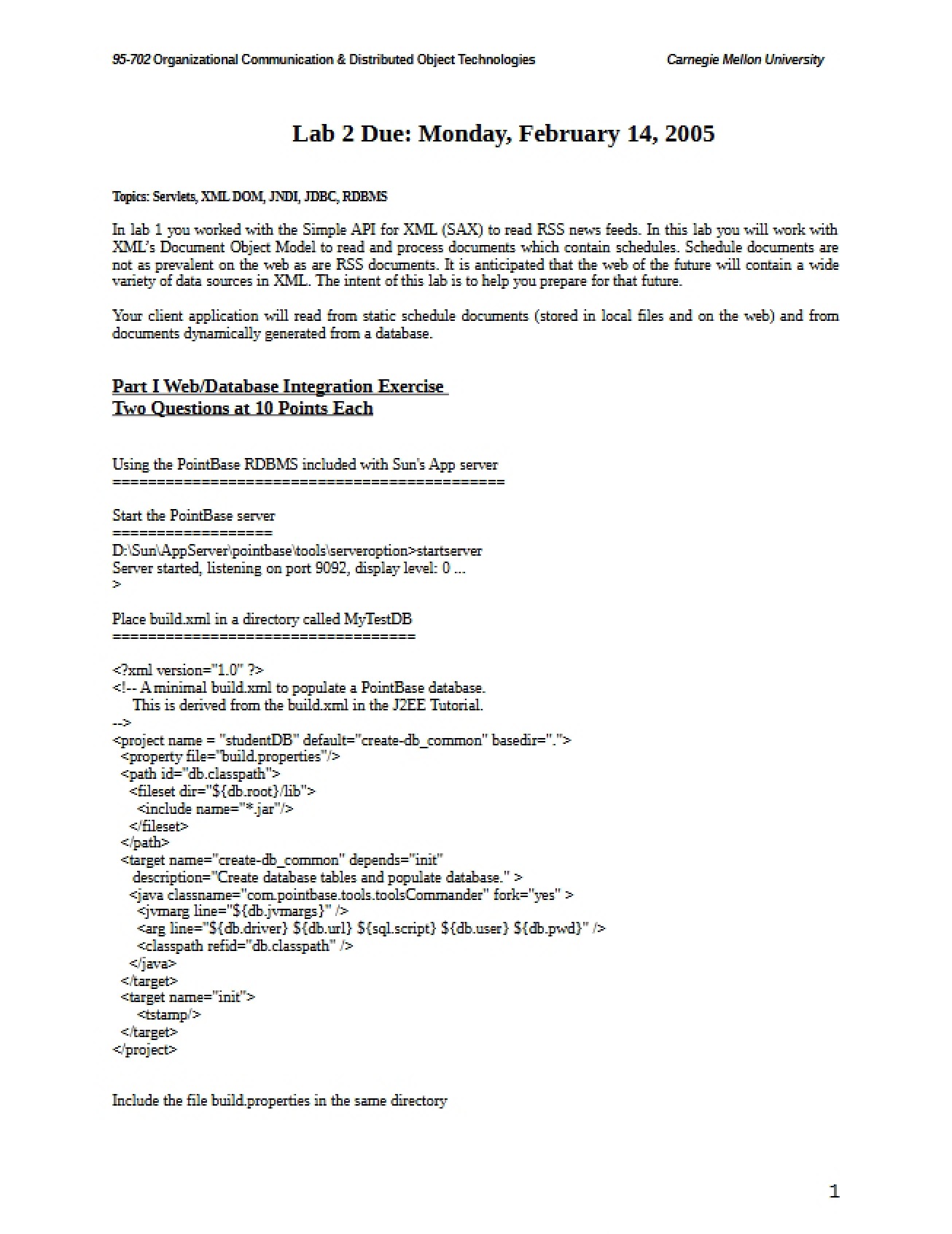 Distributed Systems Lab