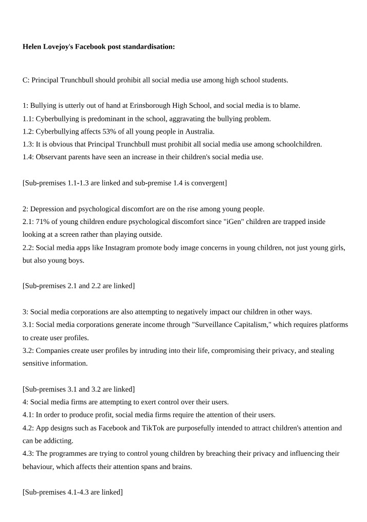 Prohibiting Social Media in High Schools