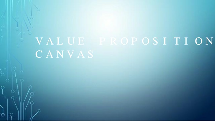 Canvas for Value Proposition