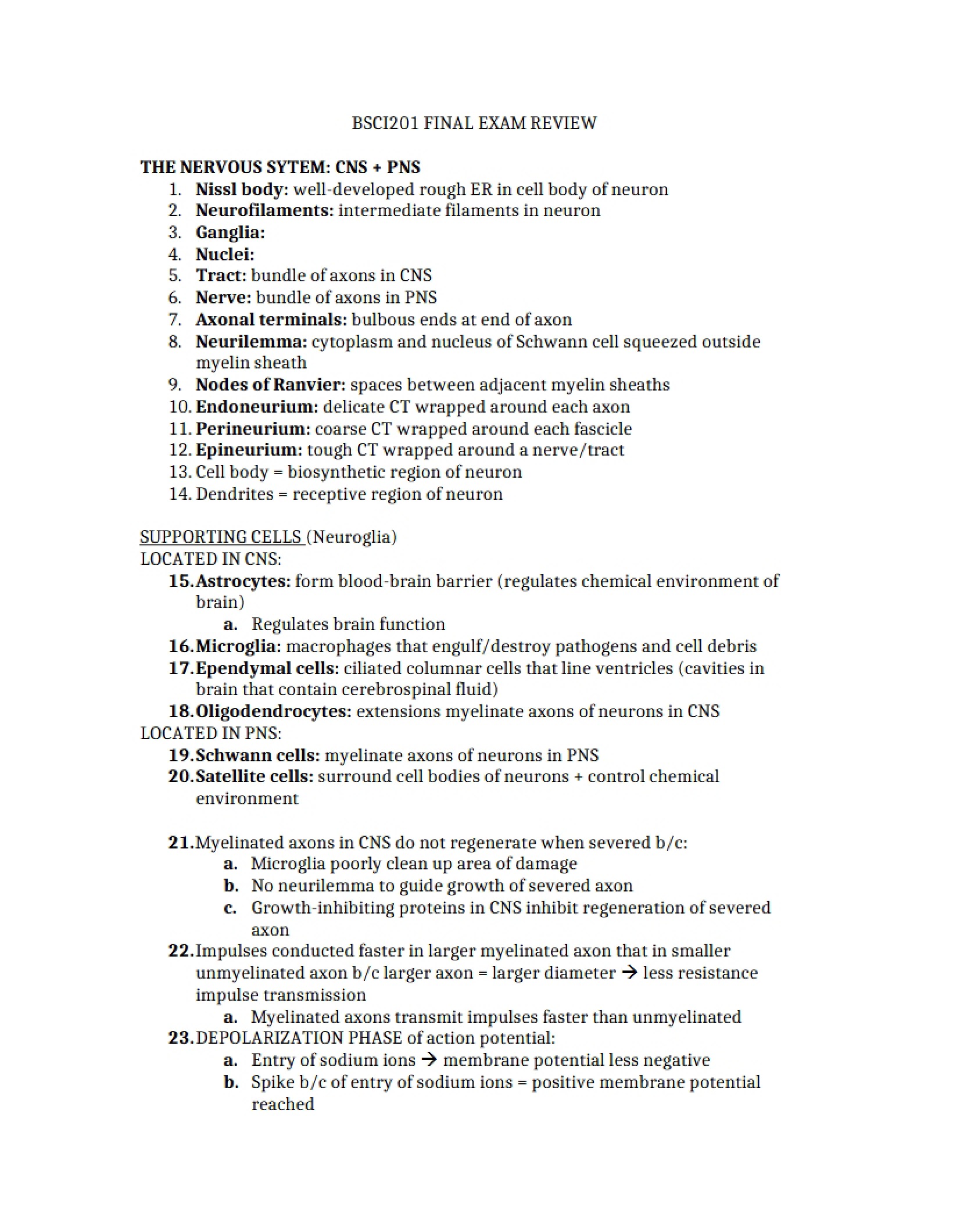 Comprehensive Final Examination
