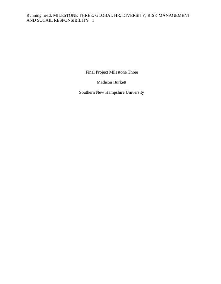 Milestone Three - Final Project