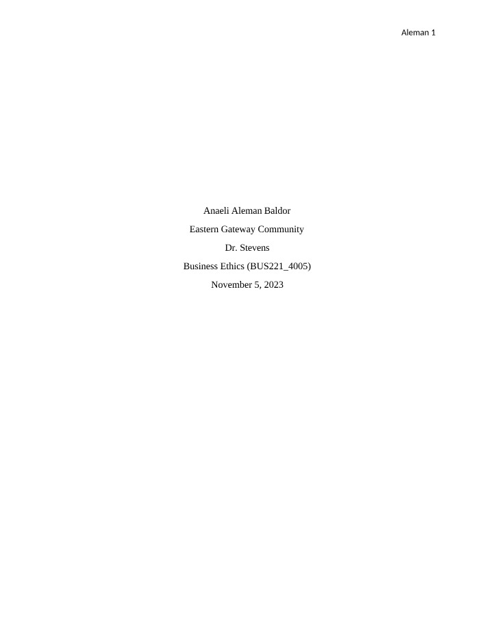 Ethical Actions, Comfort, and Job Seekers' Responsibilities