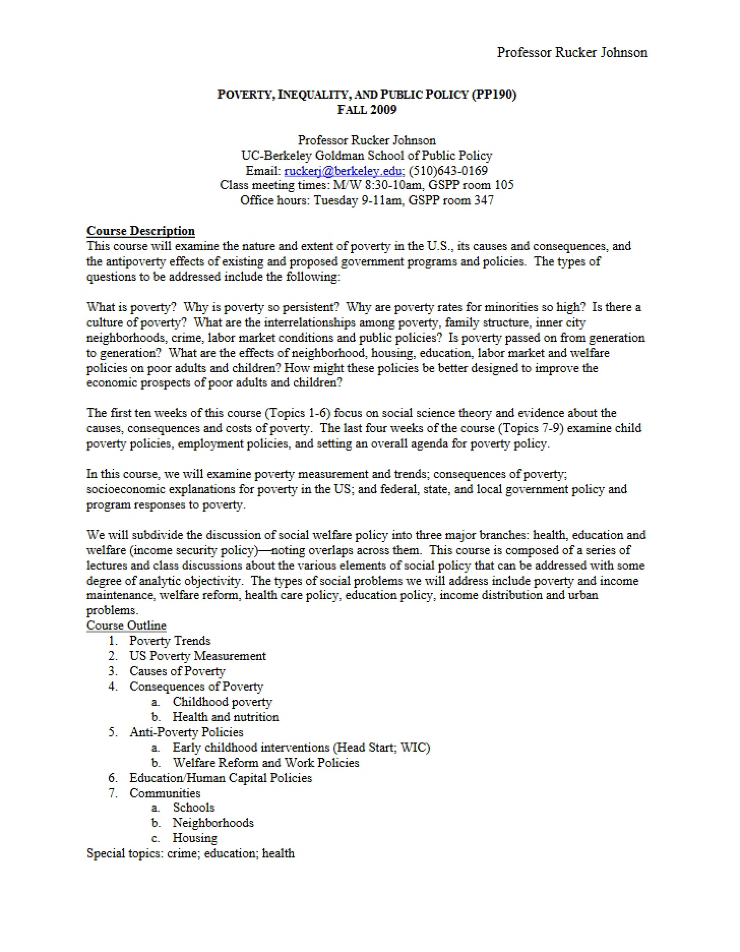 Course Overview
