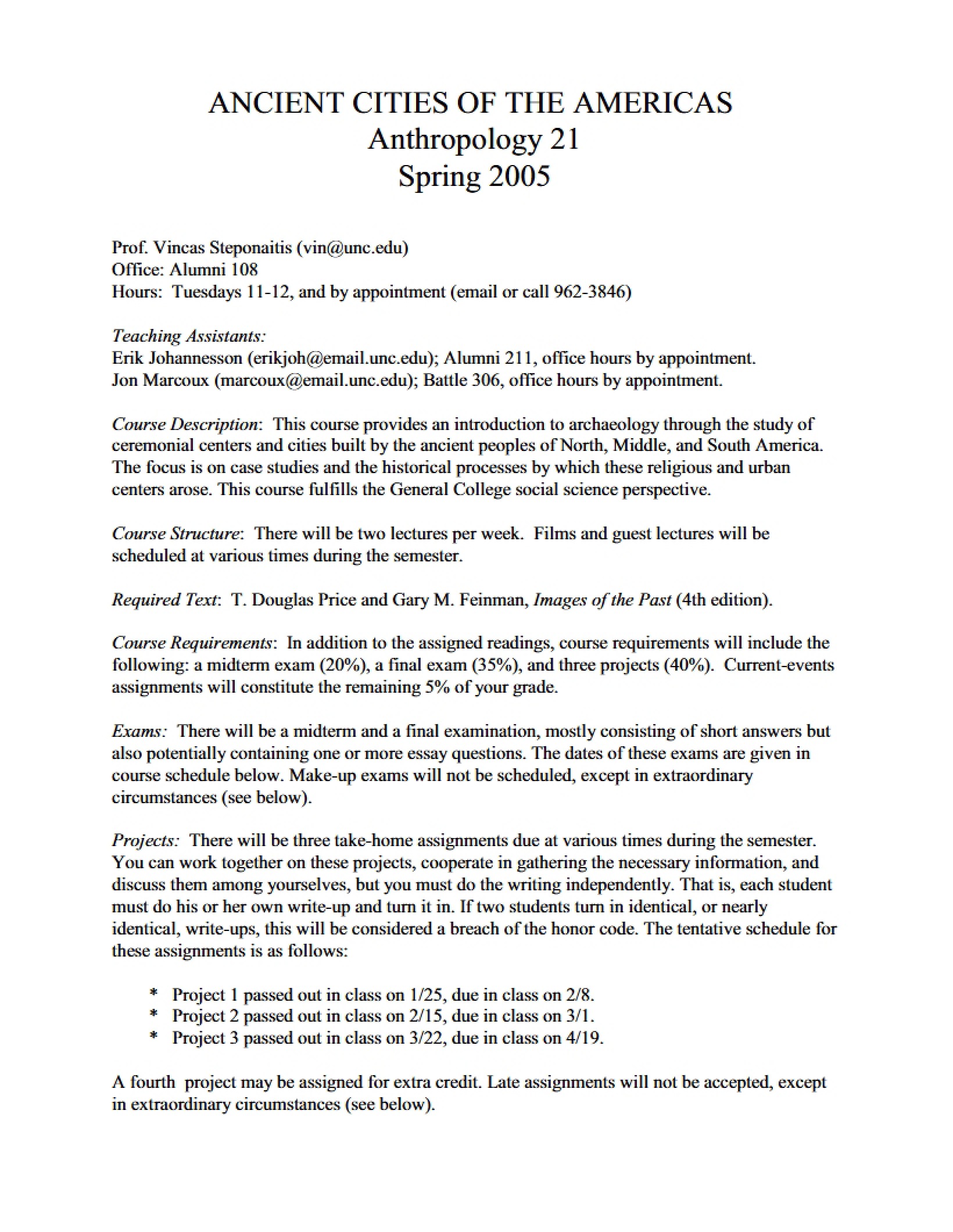 Syllabus Anthropology 21