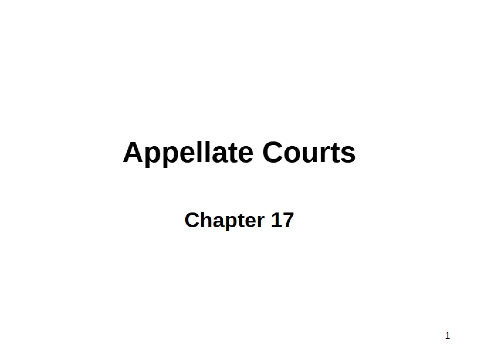 Courts of Appeal