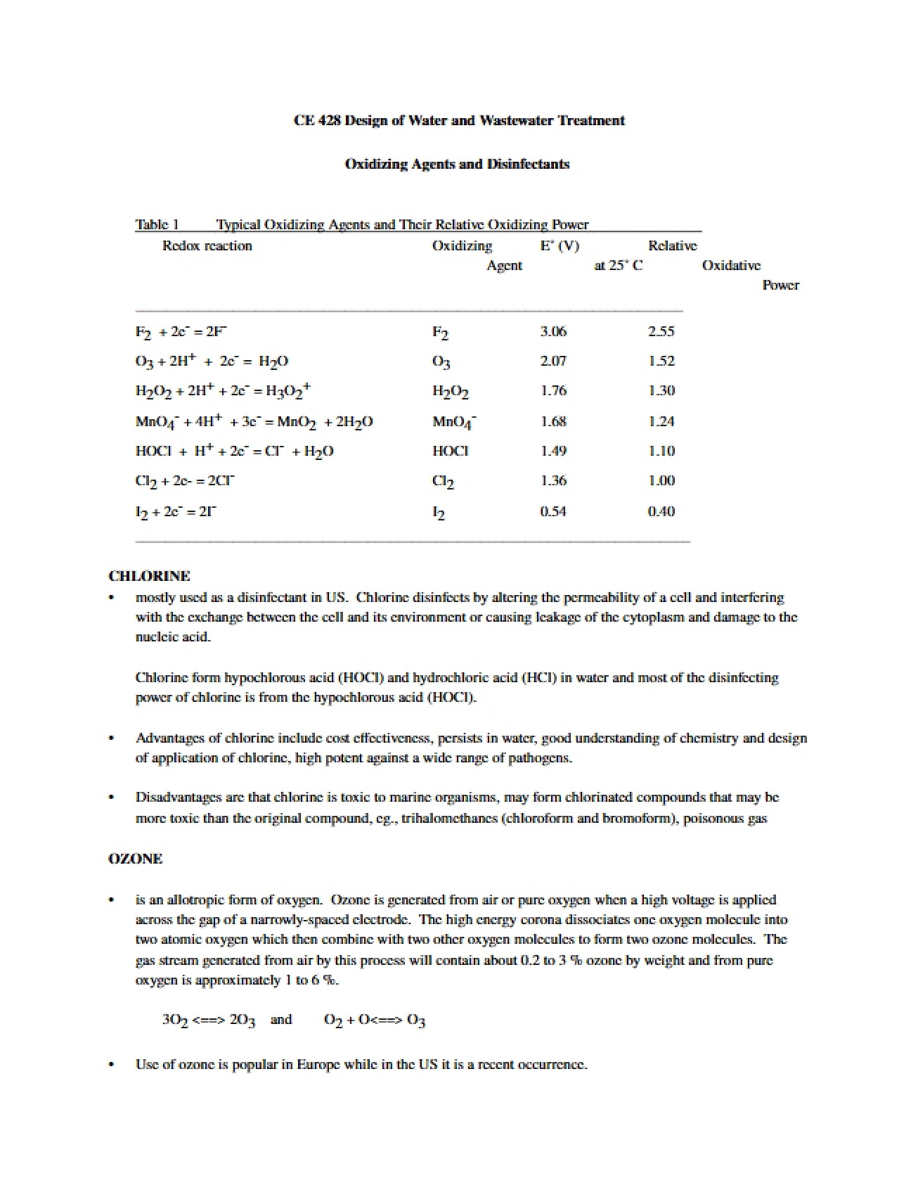 Design of Water and Wastewater Treatment Facilities