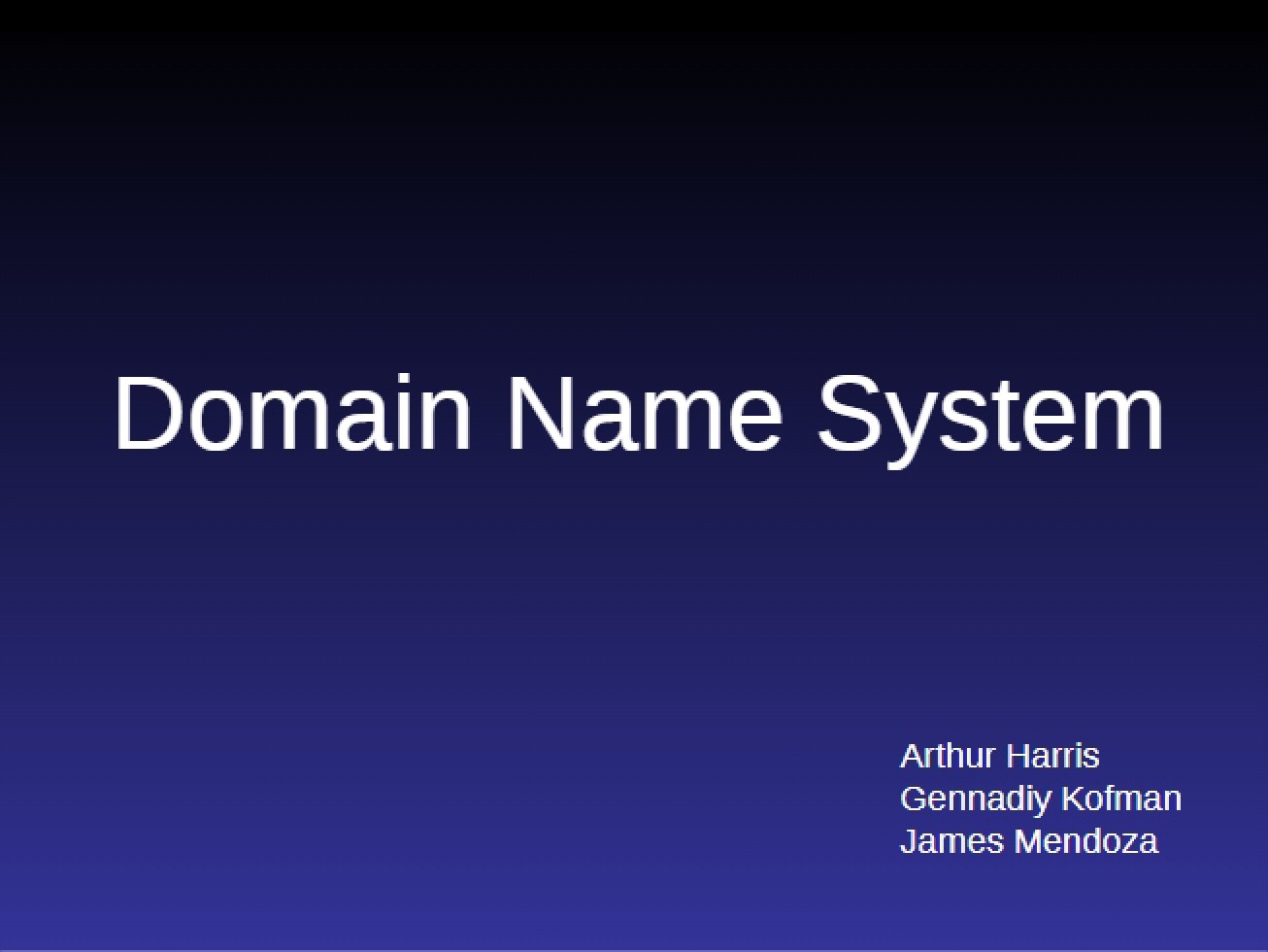 System for Domain Names