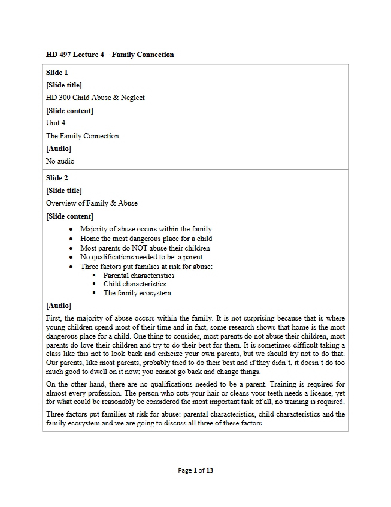 Lecture 4 Unit 1