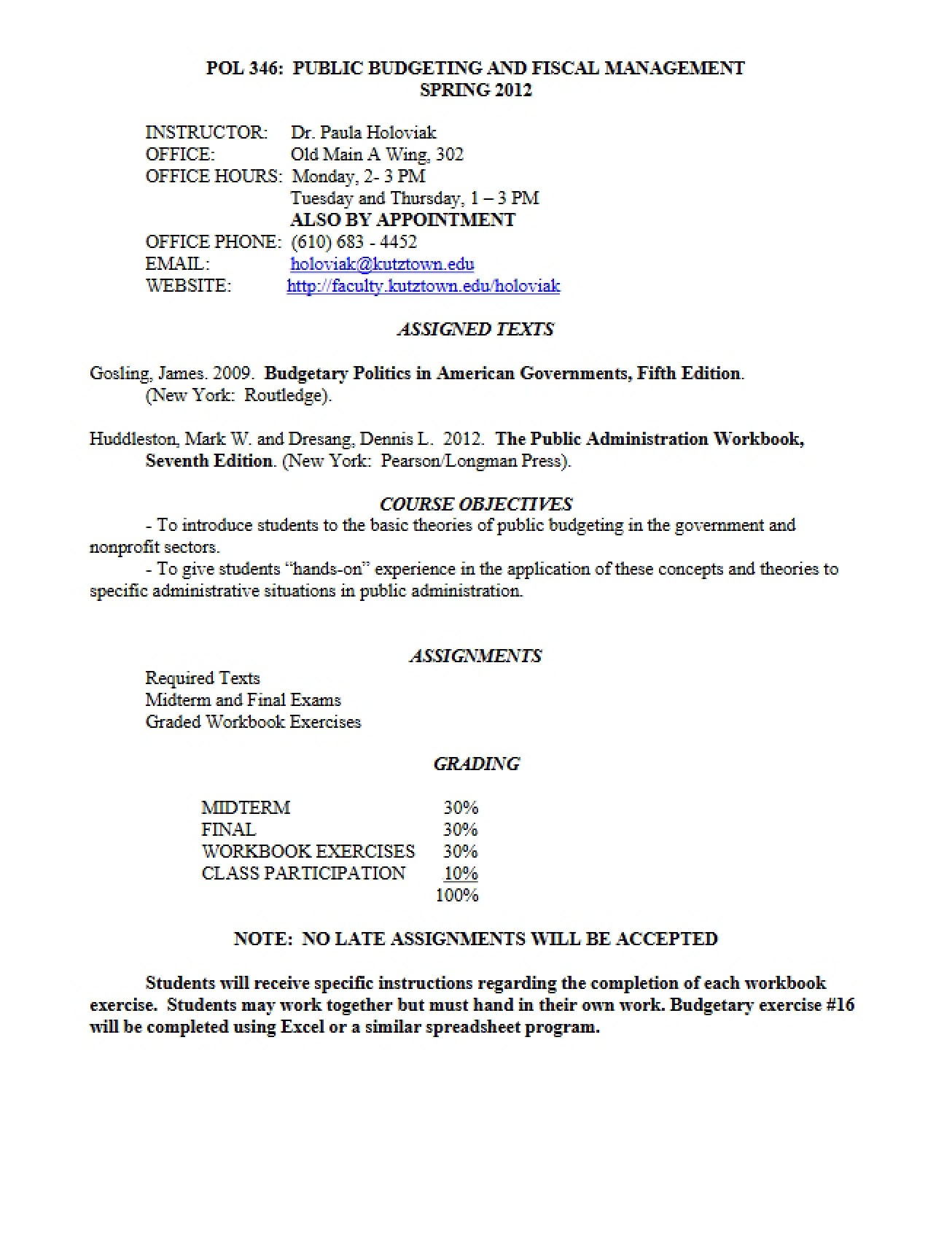 Political Psychology Syllabus for 2012