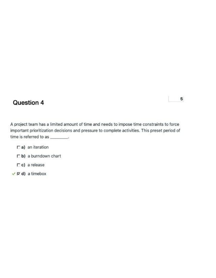 Project Prioritization - Imposing Time Constraints