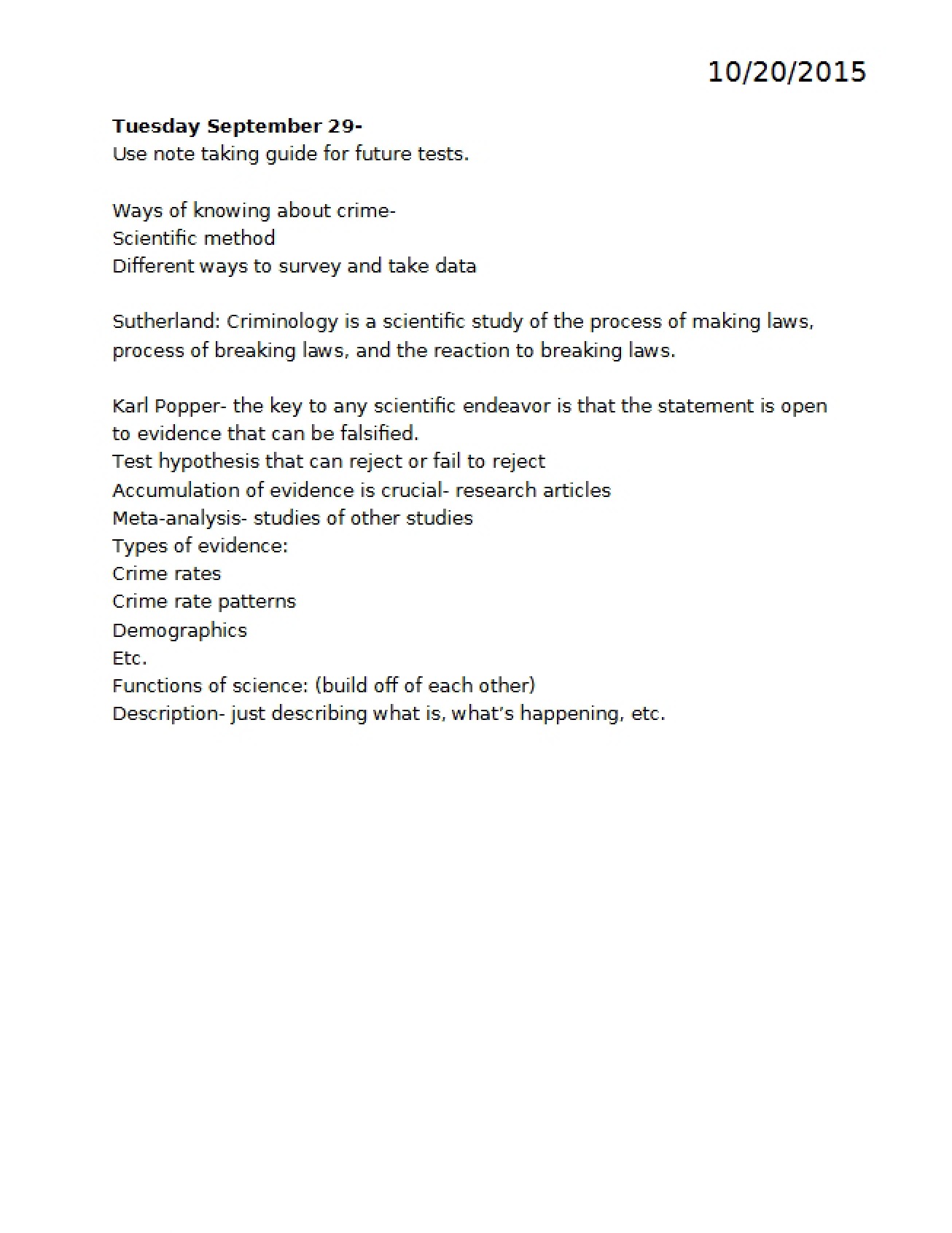 General Course Study Notes