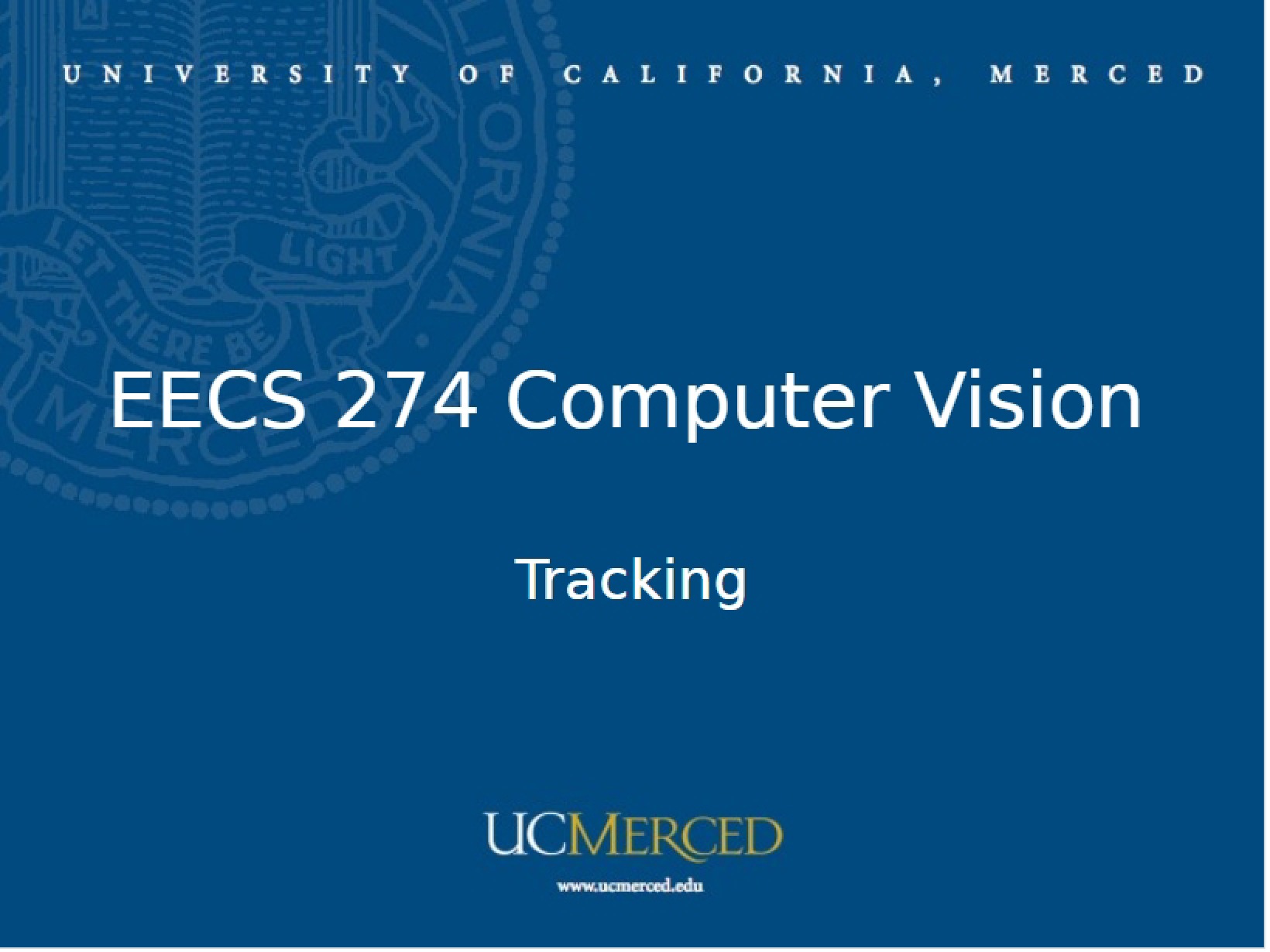 Visual Tracking