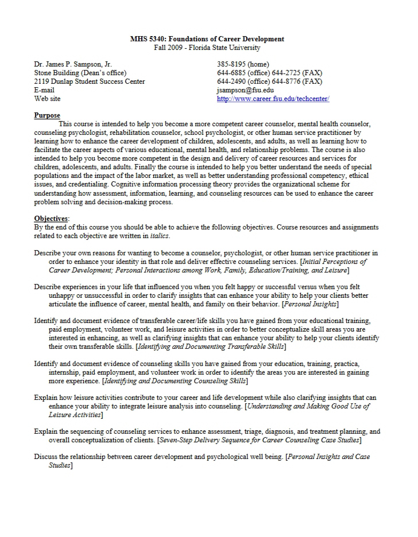 Academic Syllabus