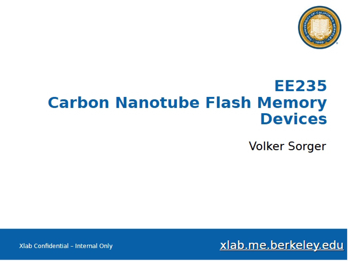 Flash Memory Carbon Nanotubes