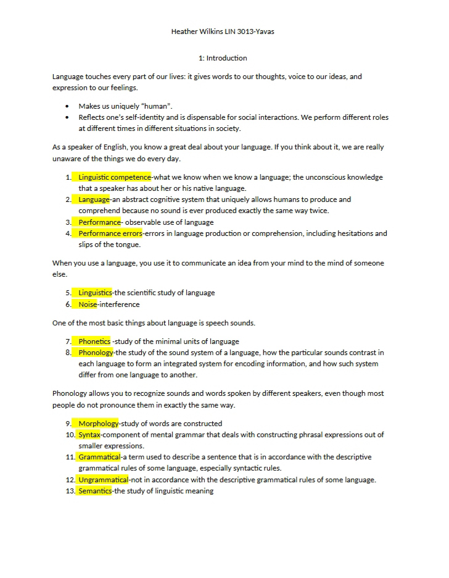 Scientific Study of Speech Sounds