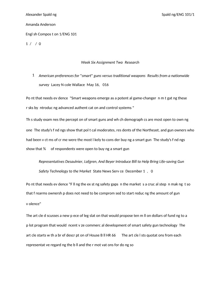 ENG101 - Week 6 Assignment 2 (Alexander Spalding)