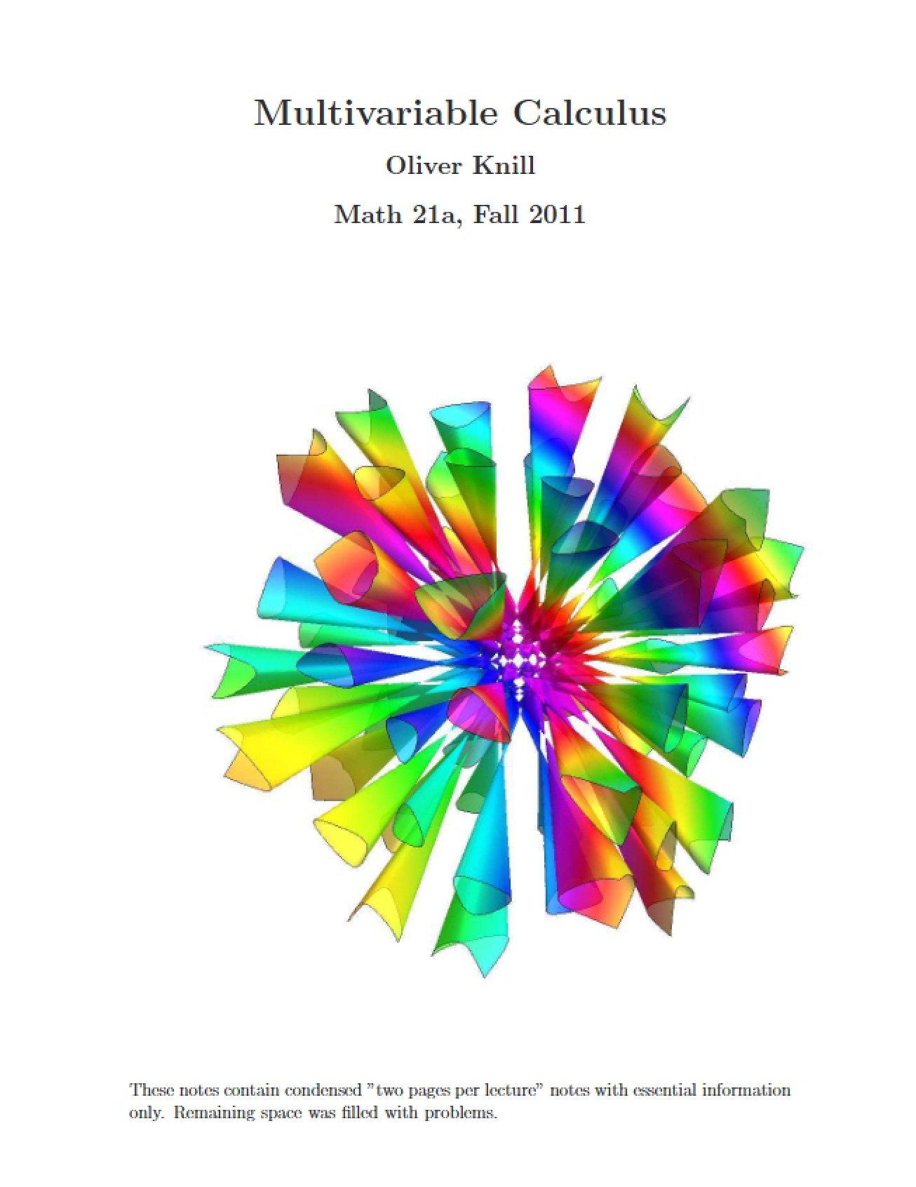 Advanced Multivariable Calculus Overview