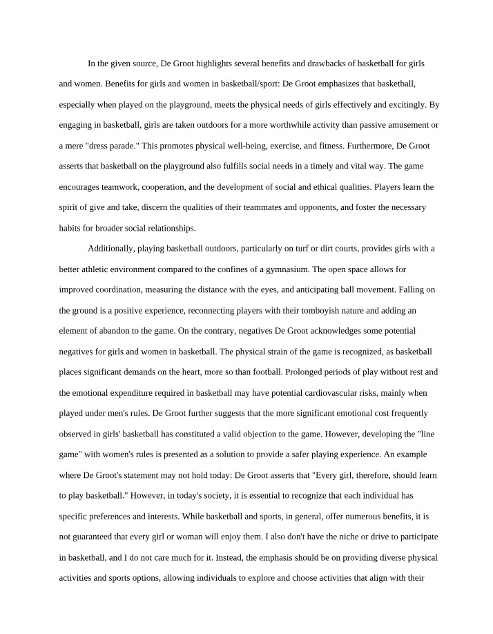 Question 2 for Reflection