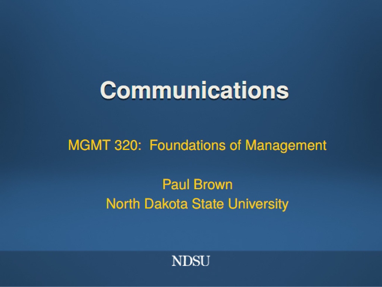 Communication in Management