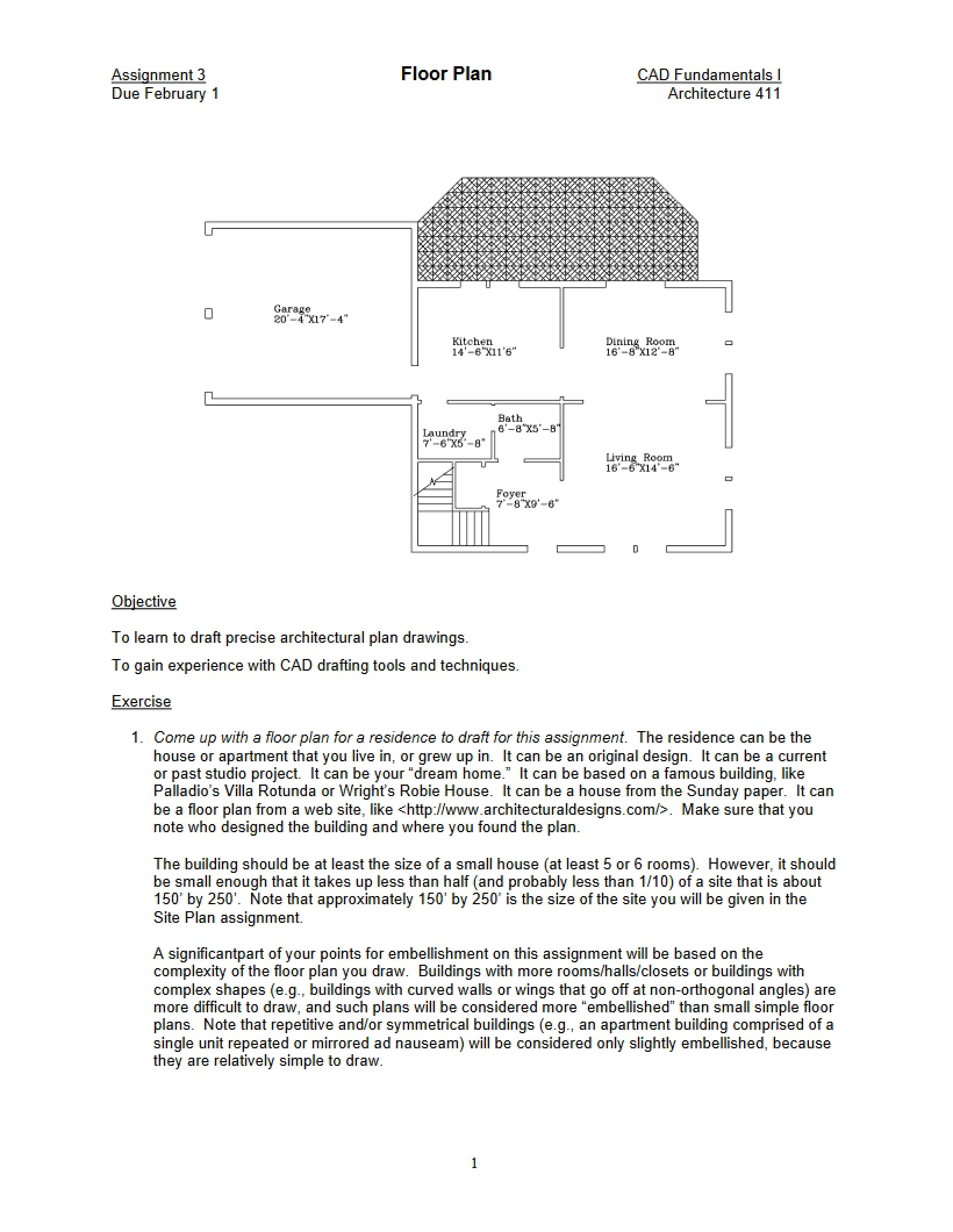 Plan of Floor
