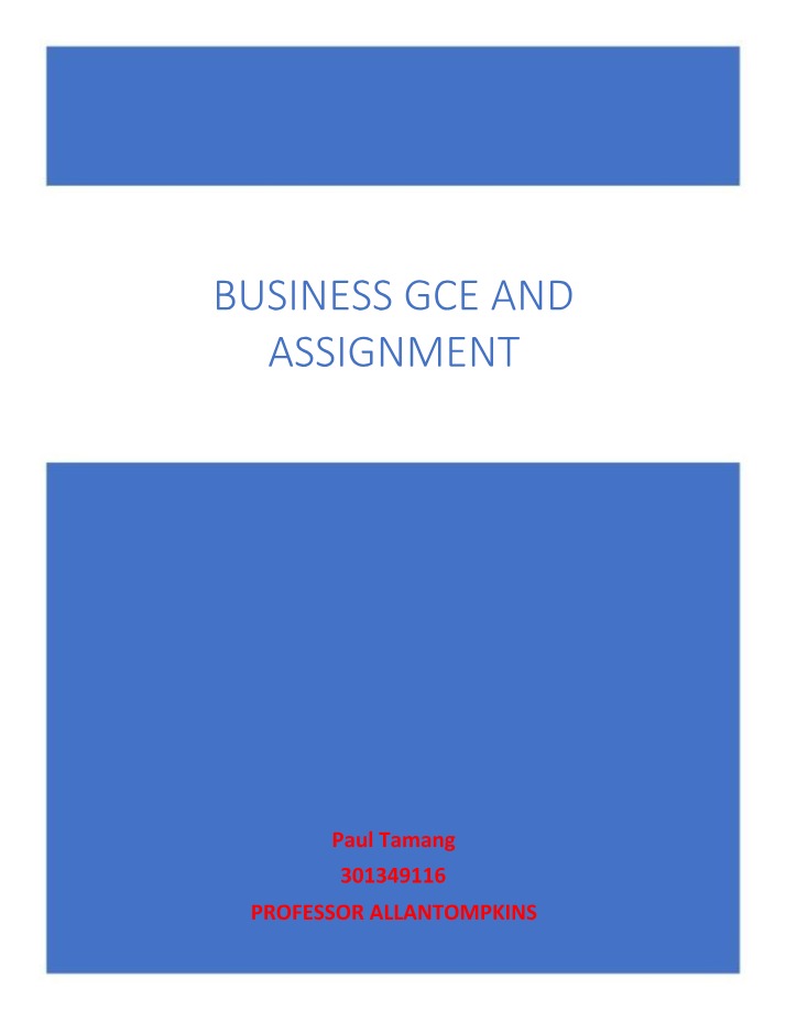 Assignment - Management, Stakeholders, and Ethics