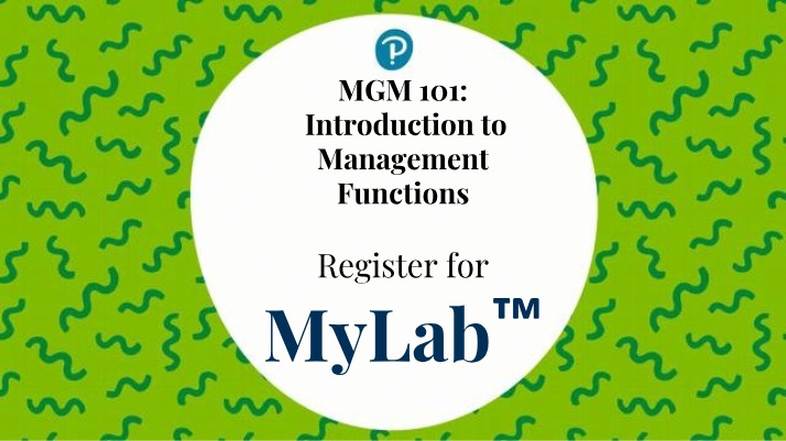 Registration Instructions for MGM101 Pearson Resources (23F)