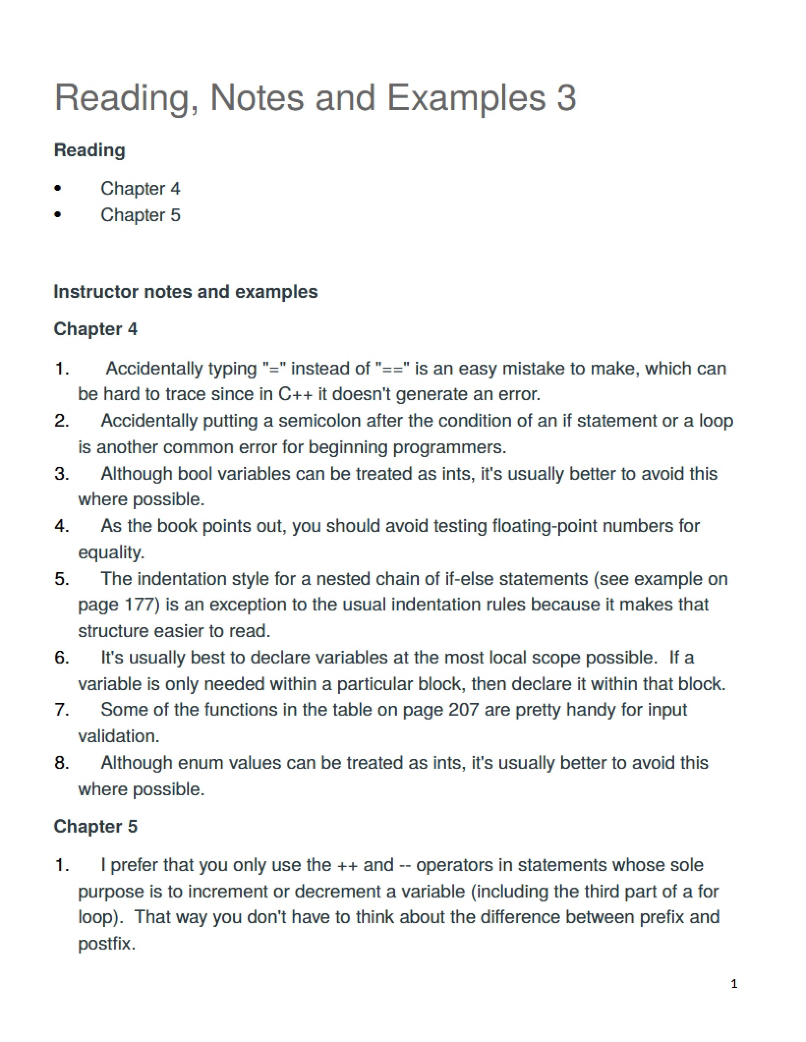 Programming Fundamentals