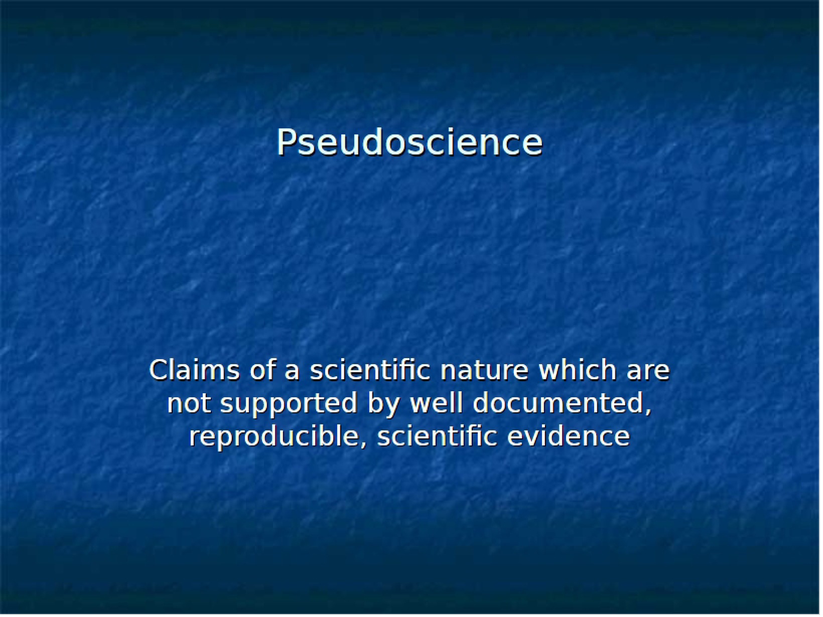 Pseudoscience Overview