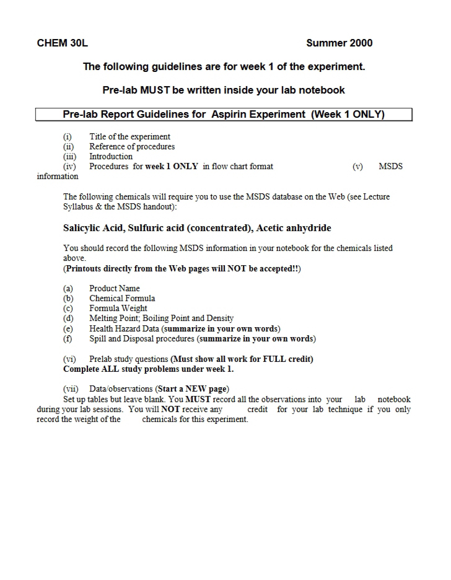 Instructional Guidelines - 2 Pages