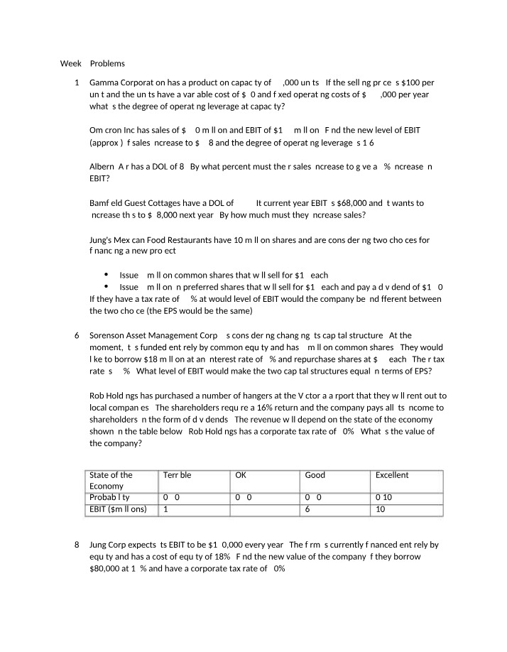 Calculating DOL - Operating Leverage and Financial Analysis