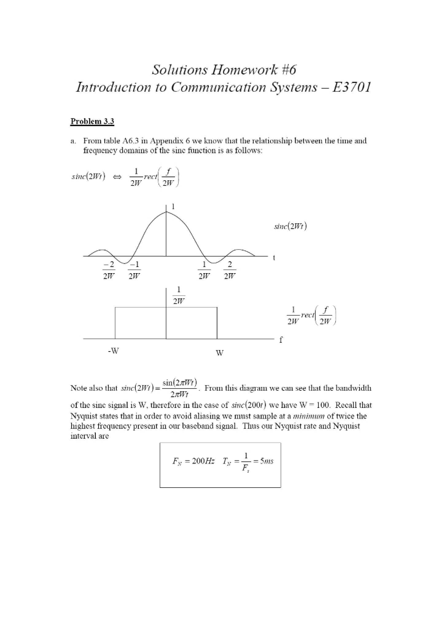 Problem for Practice