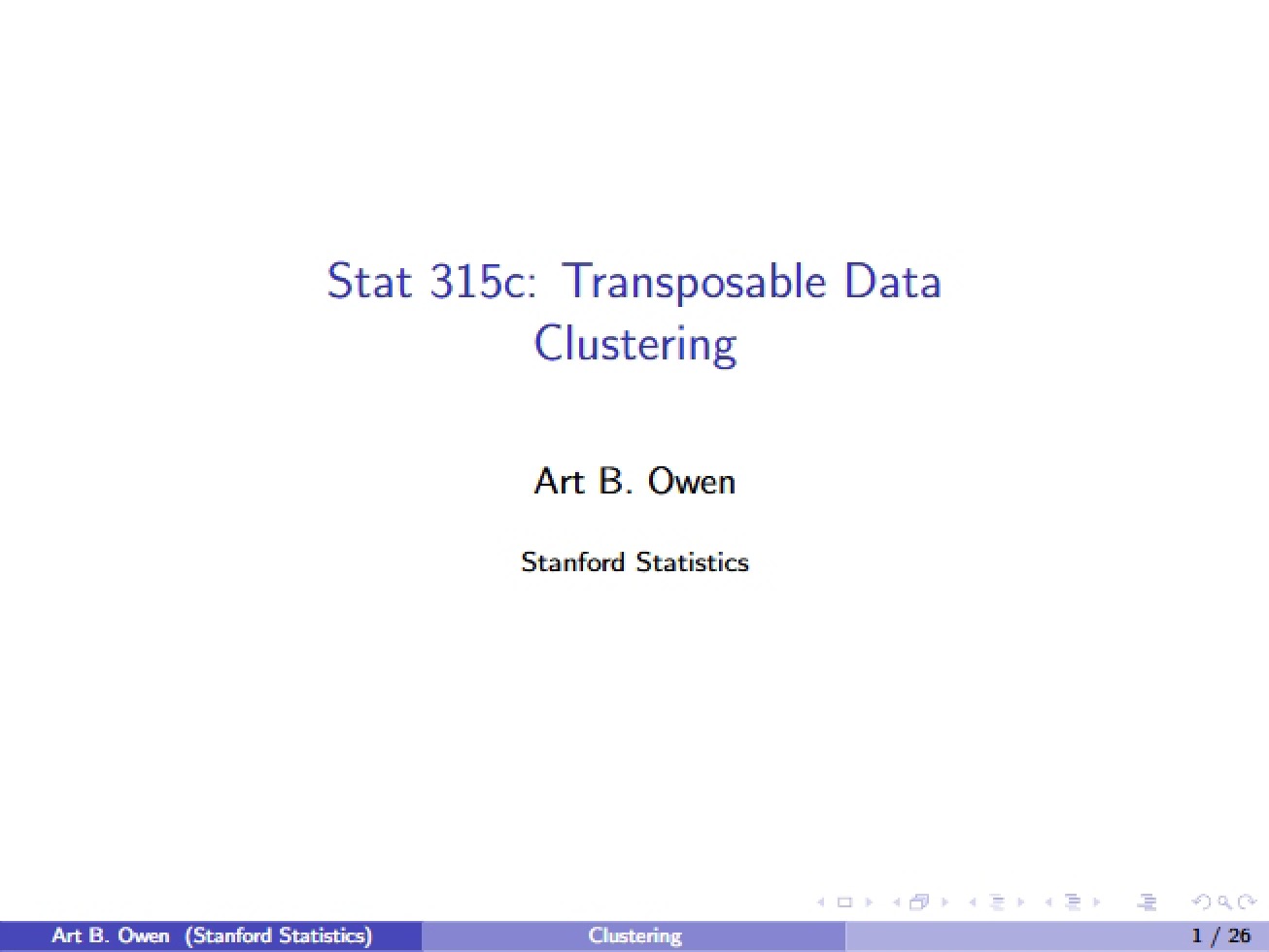Introduction to Clustering