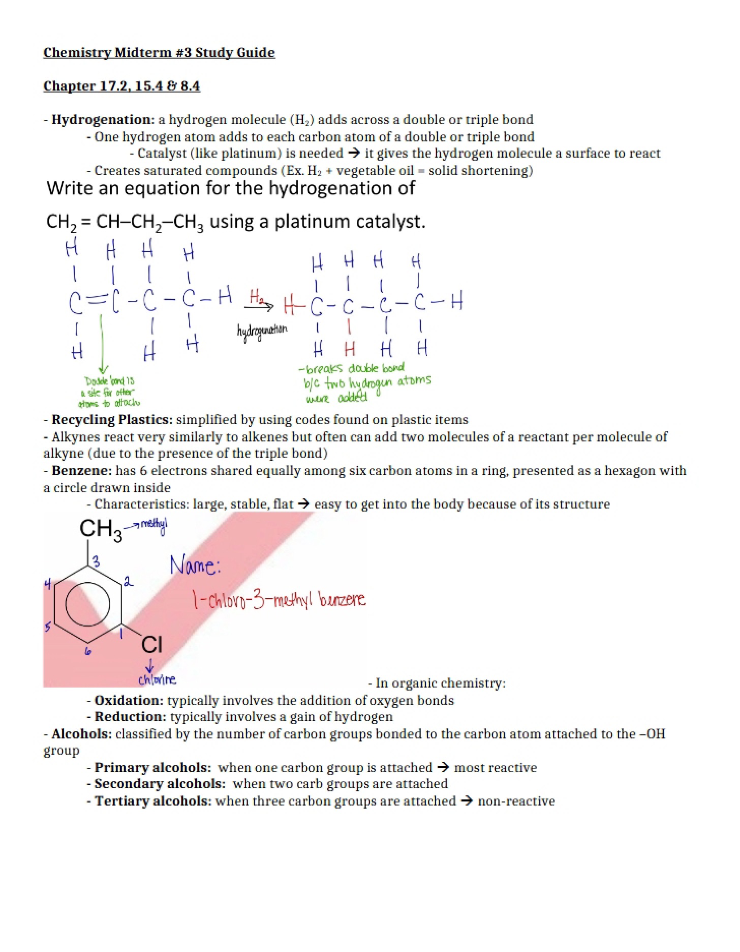 Guide for Midterm III
