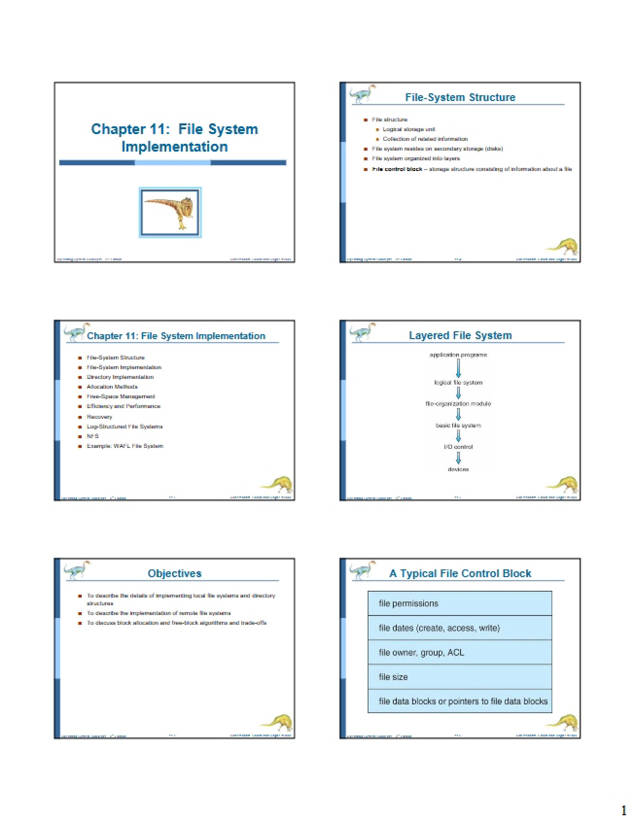 Implementing Systems for Files