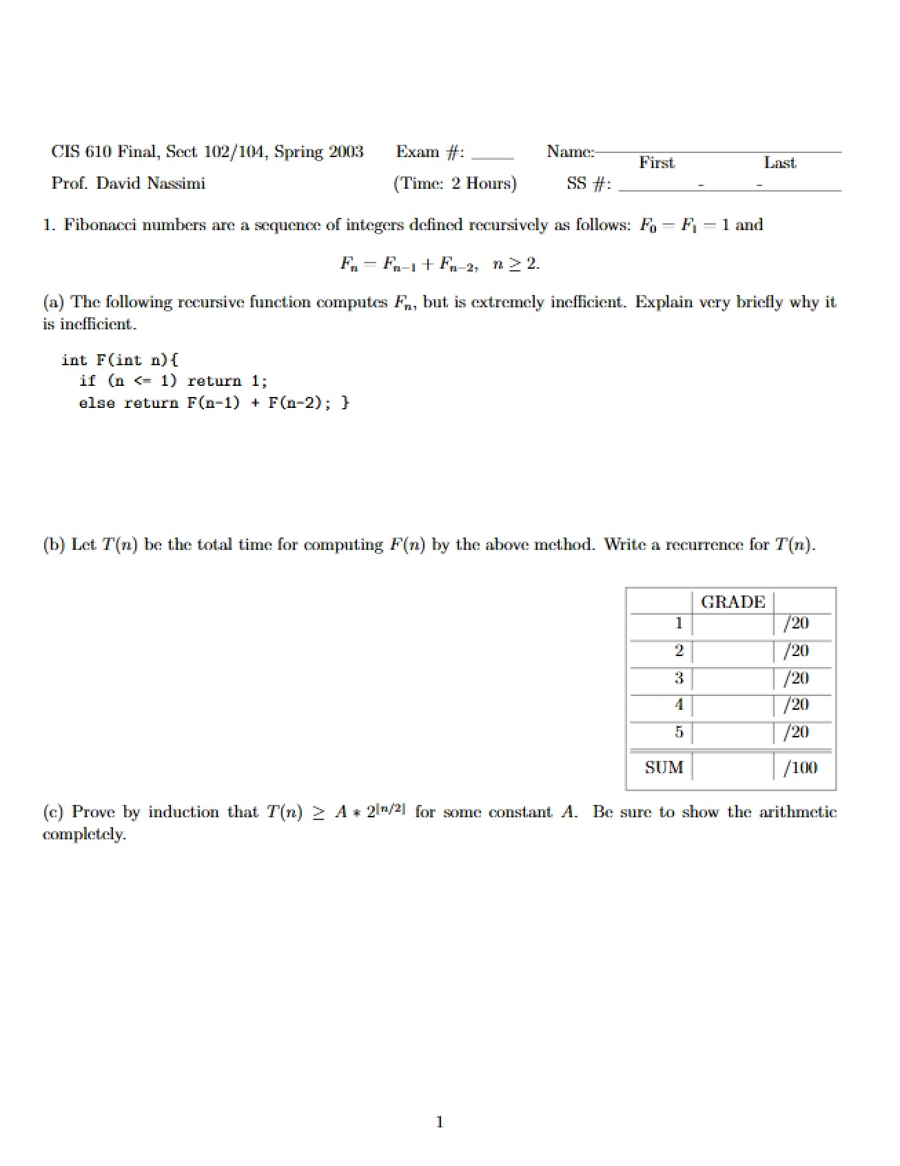 Data Structure and Algorithms Prep