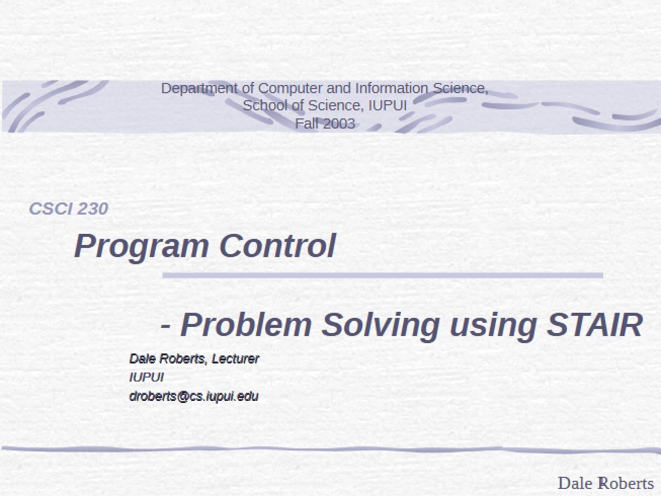 STAIR Method for Problem Solving