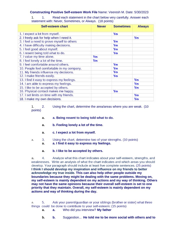 HEALTH17 - Health 17 Document 1