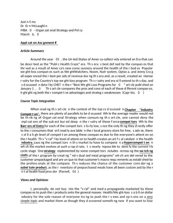 MBA704 - Application Assignment 2