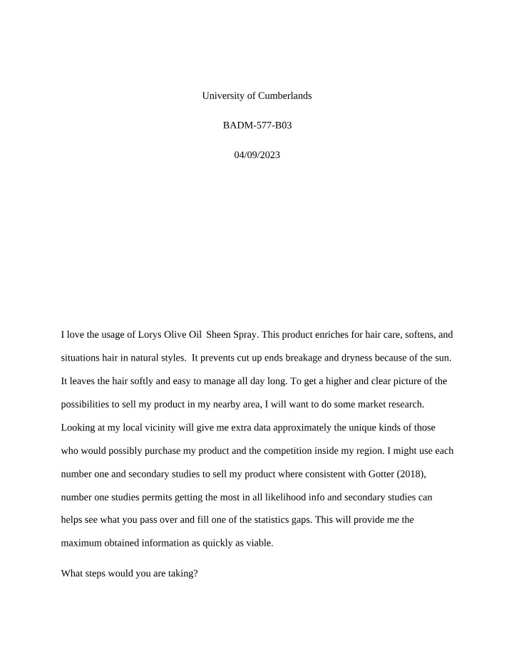 Assignment for BADM 577-B03