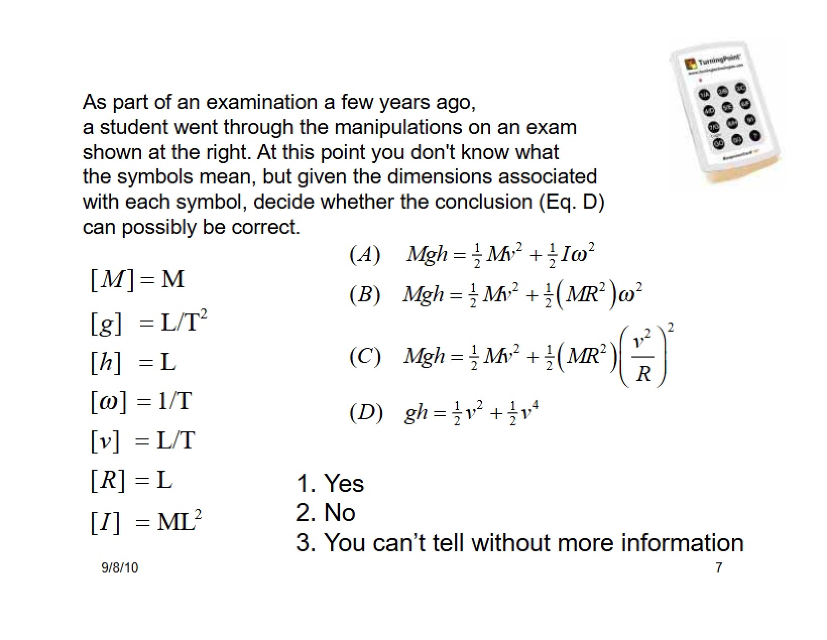 Sheet of Equations