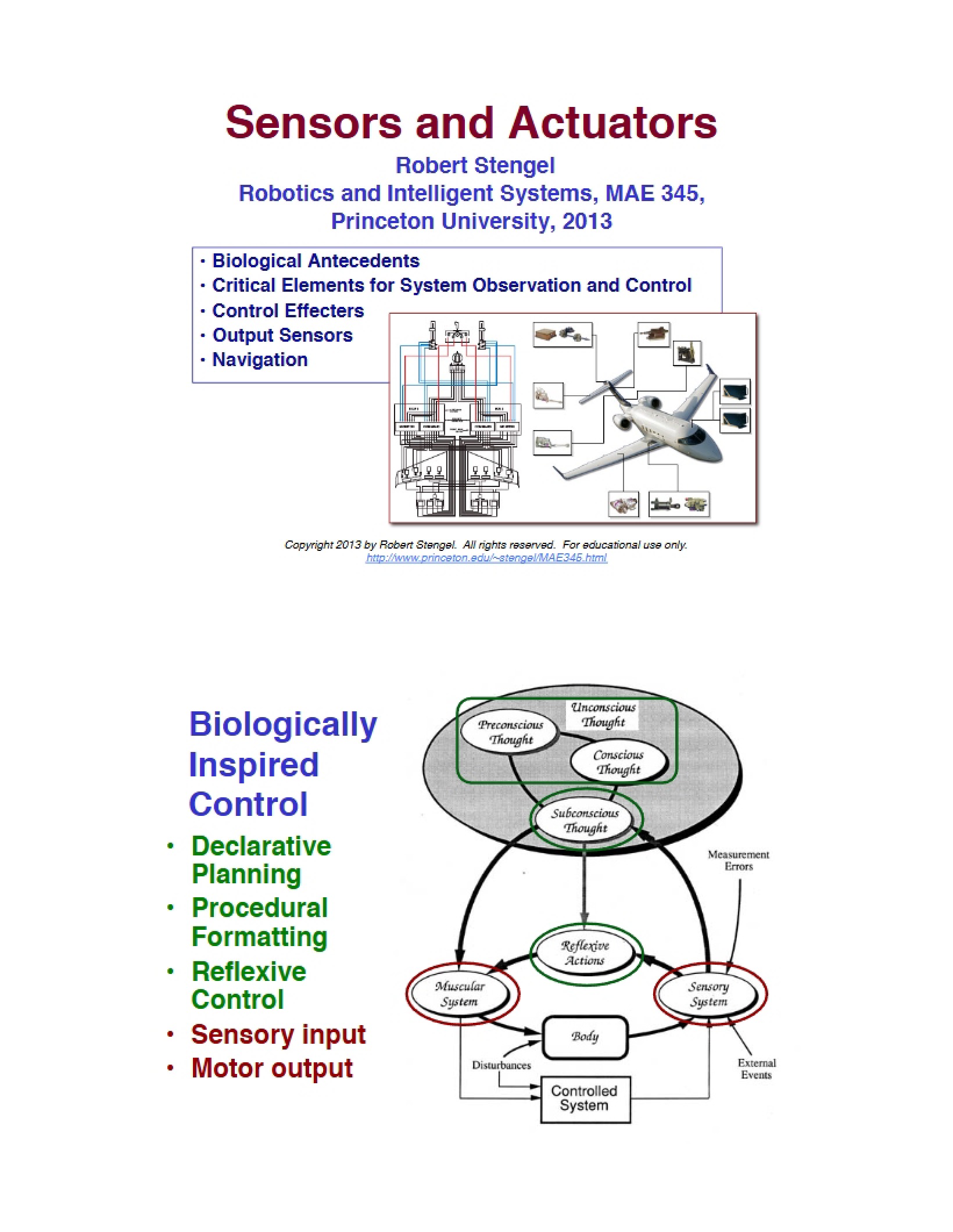 Actuators and Sensors