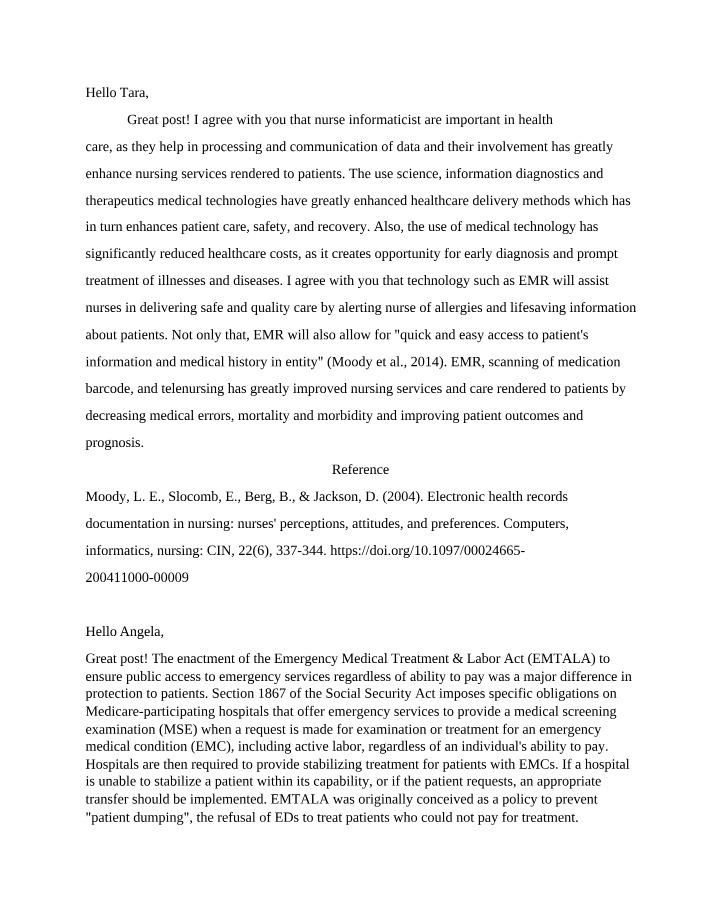 Nurse Informaticists - Enhancing Healthcare
