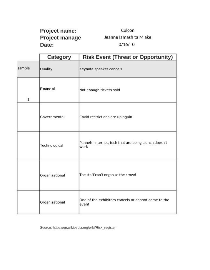Risk Management Strategies for Event Planning