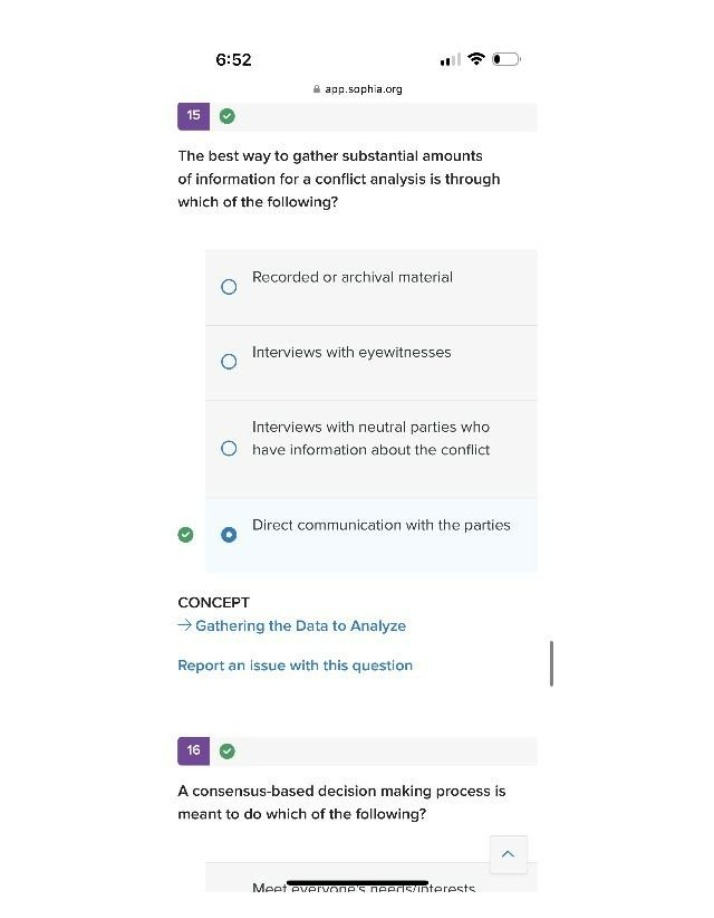 COM-ELE CONFLICT R Quizzes Set 2