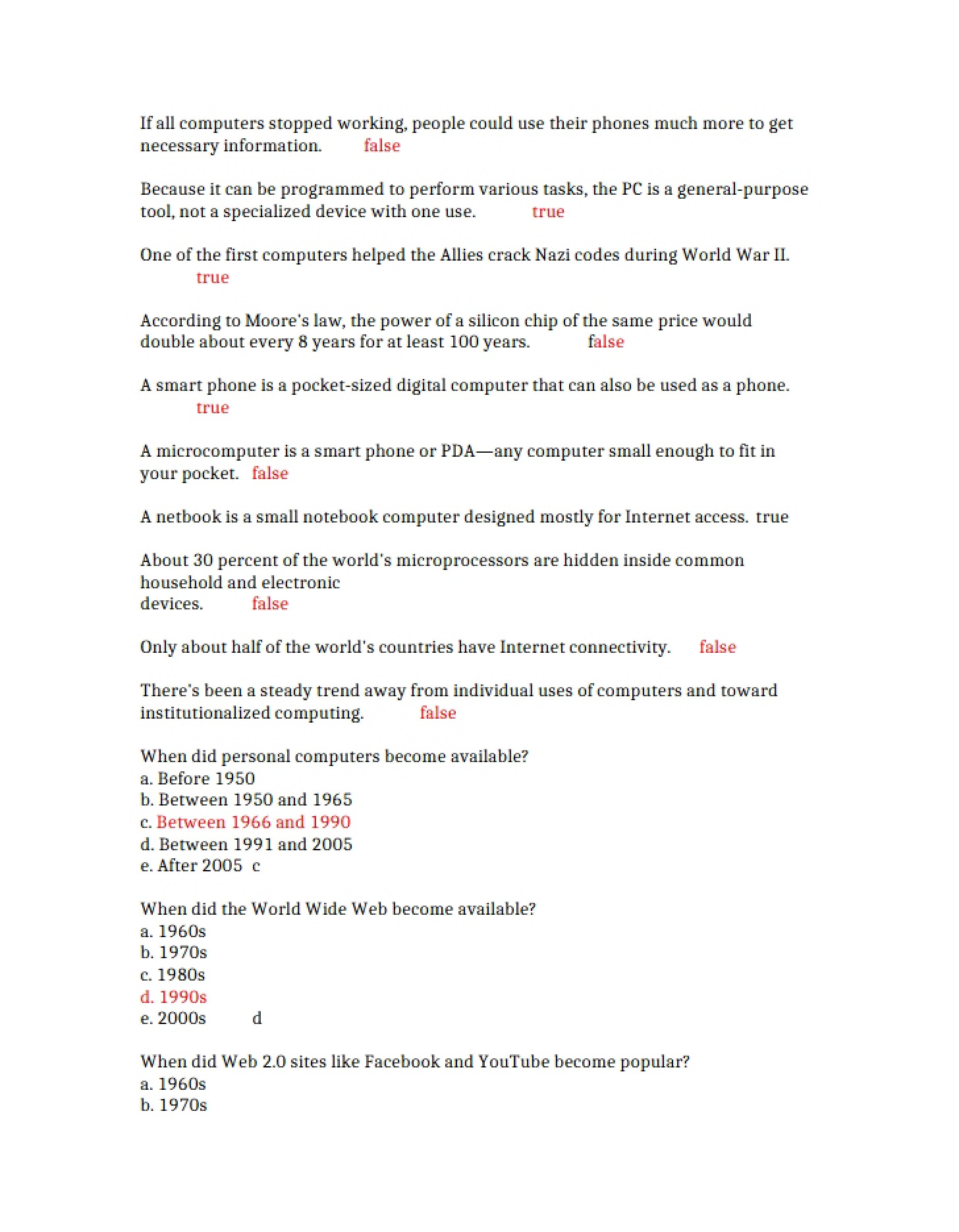 Guide for Studying