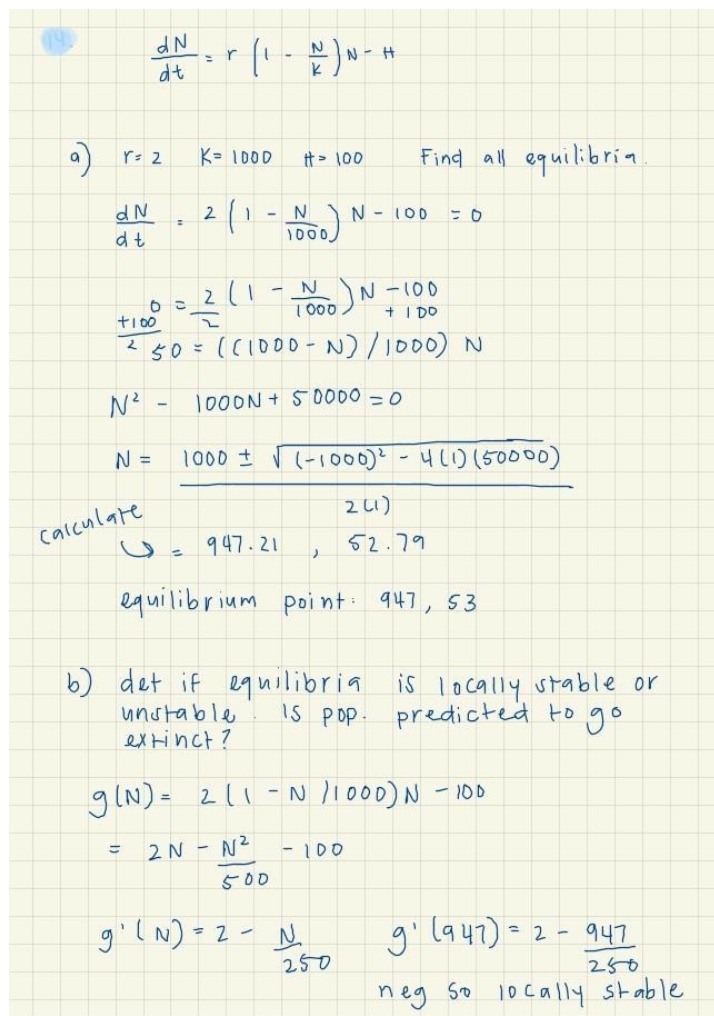 Stability and Equilibrium Points Calculation