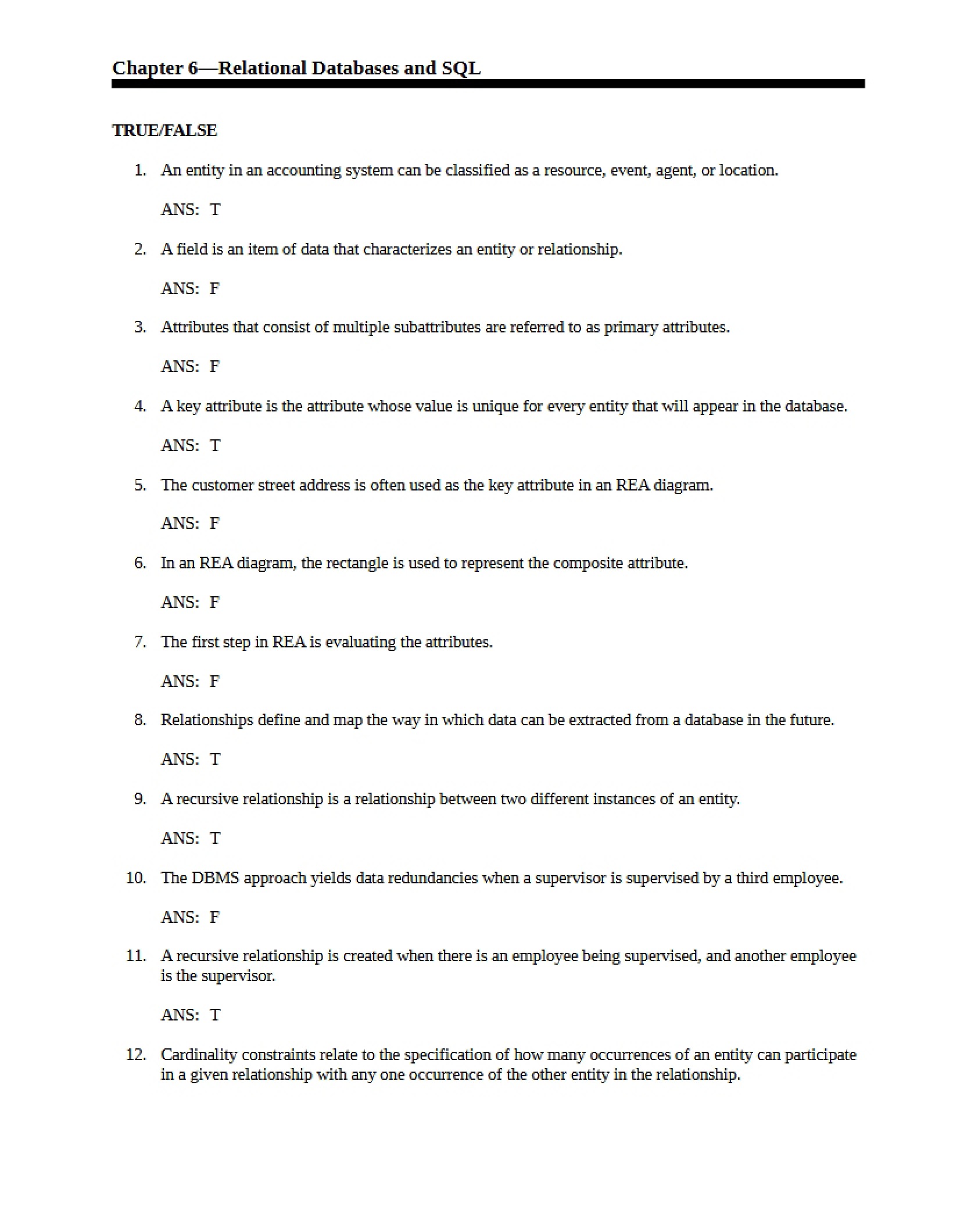 Accounting Systems - Chapter 6